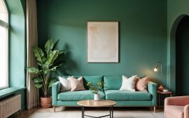 Déco de salon : le vert, la tendance du moment